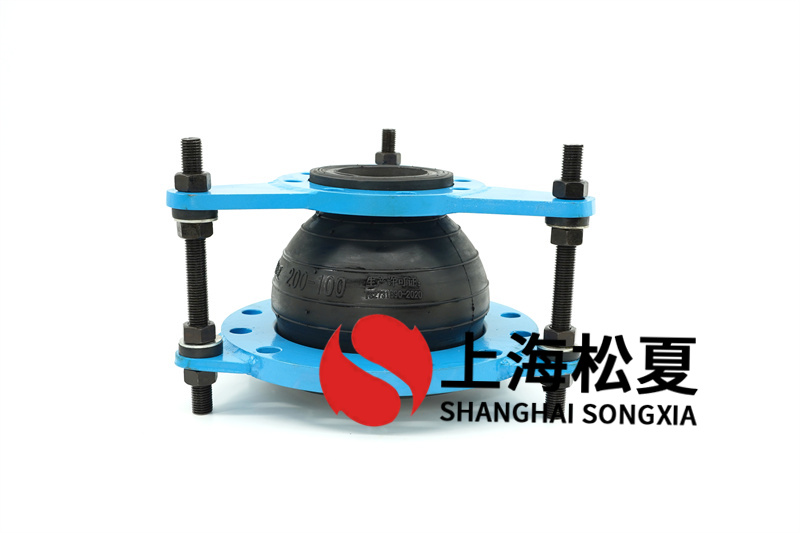 橡胶软连接可减少构造传送的噪声